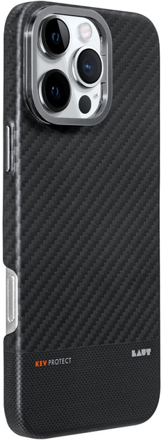 Etui Laut Kev Protect do Apple iPhone 16 Pro Max Black (L_IP24D_KE_BK) - obraz 3
