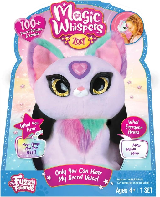 Інтерактивна іграшка My Fuzzy Friends Magic Whispers Кошеня Зої