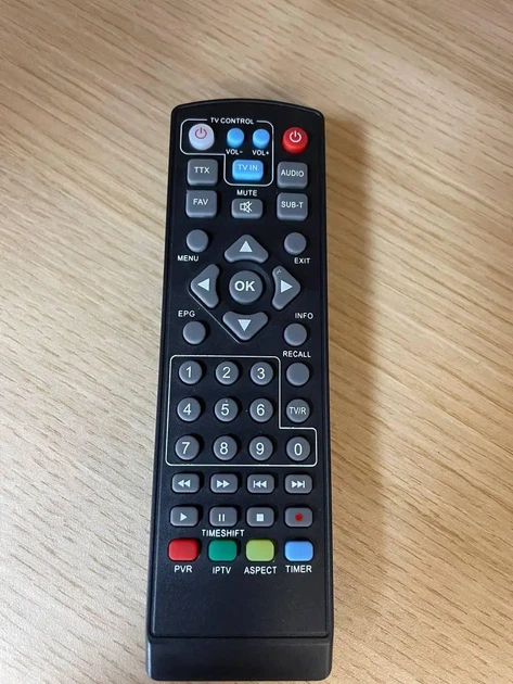 Пульт для T2 приставки Tiger T2 IPTV оригінал - Фото 1 Пульт для T2 приставки Tiger T2 IPTV оригінал - изображение 1