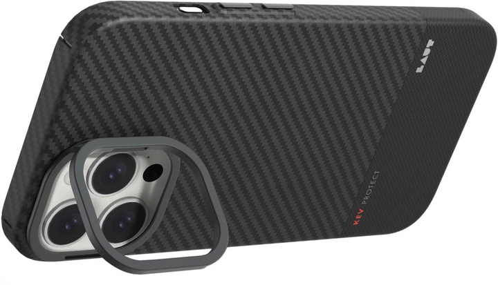 Etui Laut Kev Protect do Apple iPhone 16 Pro Black (L_IP24B_KE_BK) - obraz 2