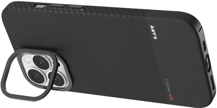 Etui Laut Kev Protect do Apple iPhone 16 Pro Black (L_IP24B_KE_BK) - obraz 3