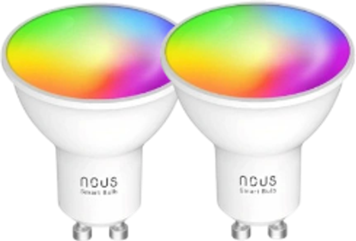 Inteligentna żarówka Nous Wi-Fi P8 RGB GU10 2 szt. (5907772033807) - obraz 1