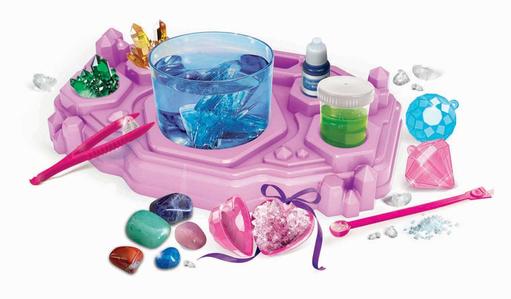 Zestaw kreatywny Clementoni Science & Games Laboratorium biżuterii kryształowej 56100 (8005125561001) - obraz 3