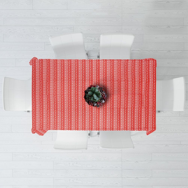 Obrus Excellent Houseware Czerwony 180 x 130 cm (569551-W2) - obraz 5