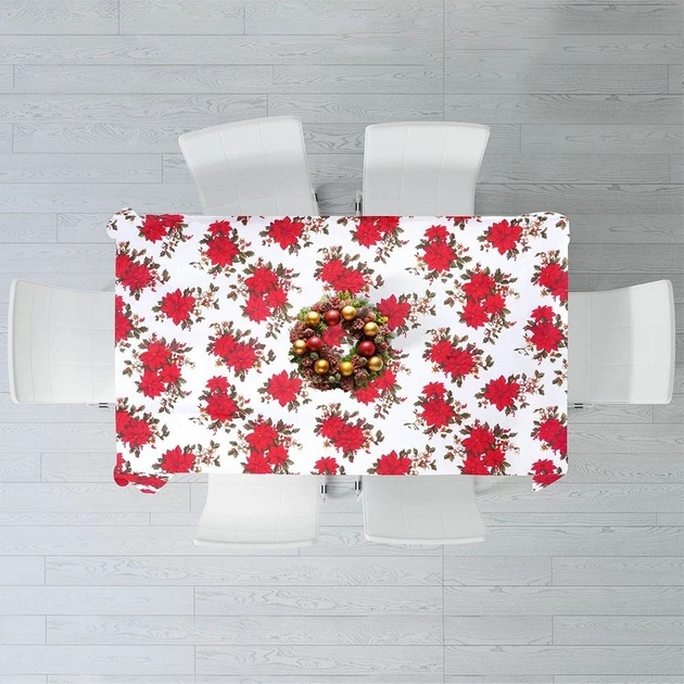 Скатертина Excellent Houseware святкова Різнокольорова 180 x 130 см (139693-W3) - зображення 7