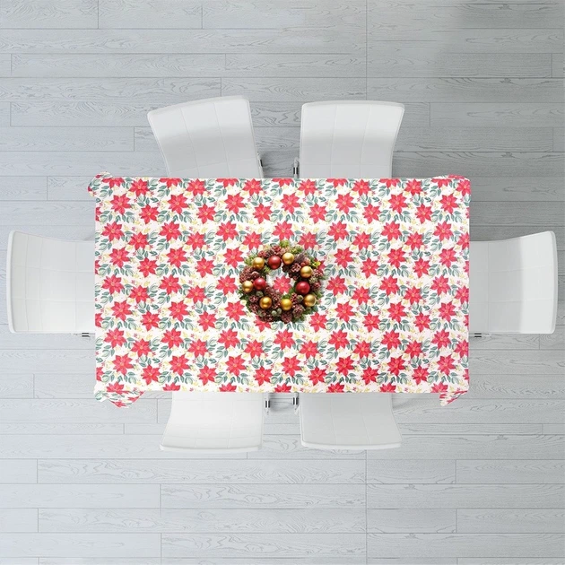 Obrus Excellent Houseware świąteczny Wielokolorowy 220 x 150 cm (139693-W3) - obraz 6