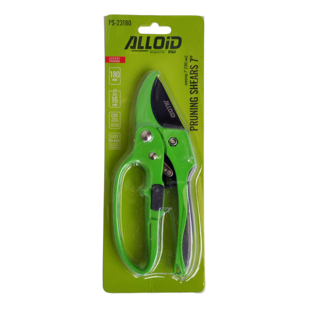 Секатор з храповим механізмом 180 мм Alloid PS-23180 - изображение 2