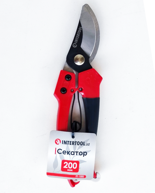 Секатор садовий 200 мм Intertool FT-1000 - Фото 3 Секатор садовий 200 мм Intertool FT-1000 - изображение 3