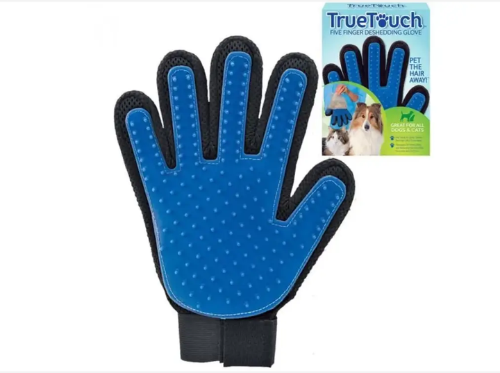 Рукавичка для вичісування шерсті тварин True Touch - зображення 2