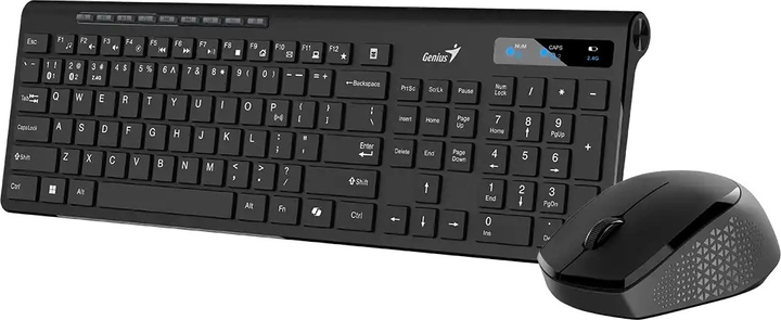 Zestaw bezprzewodowy Genius SlimStar 8230 Copilot Black (31340015409) - obraz 2