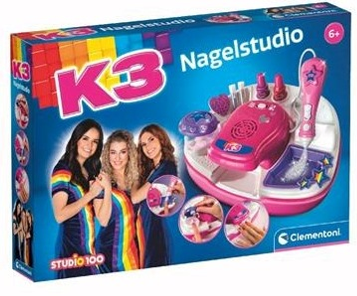 Zestaw do manicure Clementoni K3 Nail Studio 56147 (8005125561476) - obraz 1