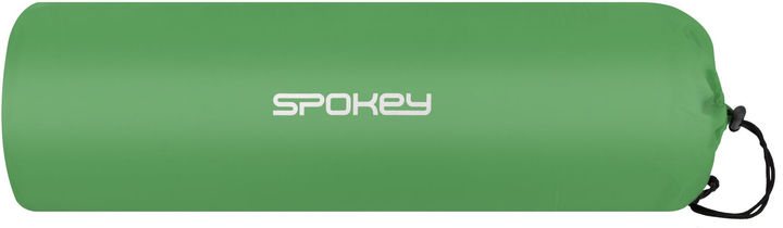 Килимок самонадувний Spokey Savory 180 x 50 x 2.5 см Зелений 943051 (5905339430519) - зображення 4