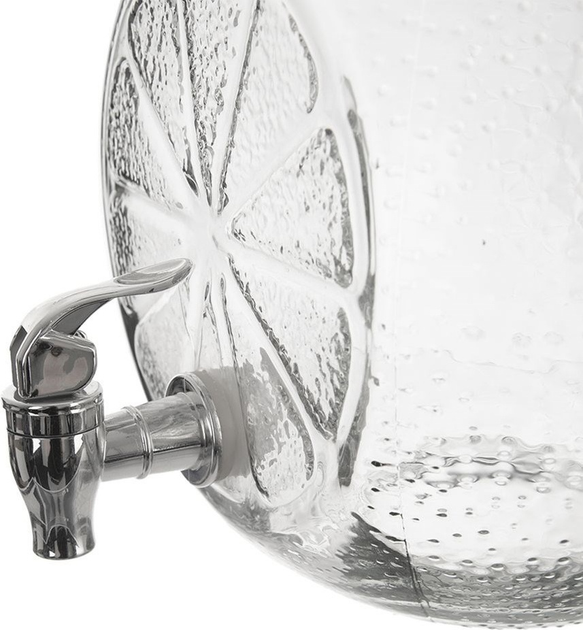 Скляна банка для напоїв Orion з краником 5.4 л (8592381190125) - зображення 5