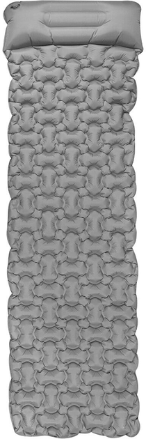 Надувний матрац Spokey Треккінговий ultralight Air Bed 213 x 62 x 6 см Світло-сірий 941062 (5905339410627) - зображення 2