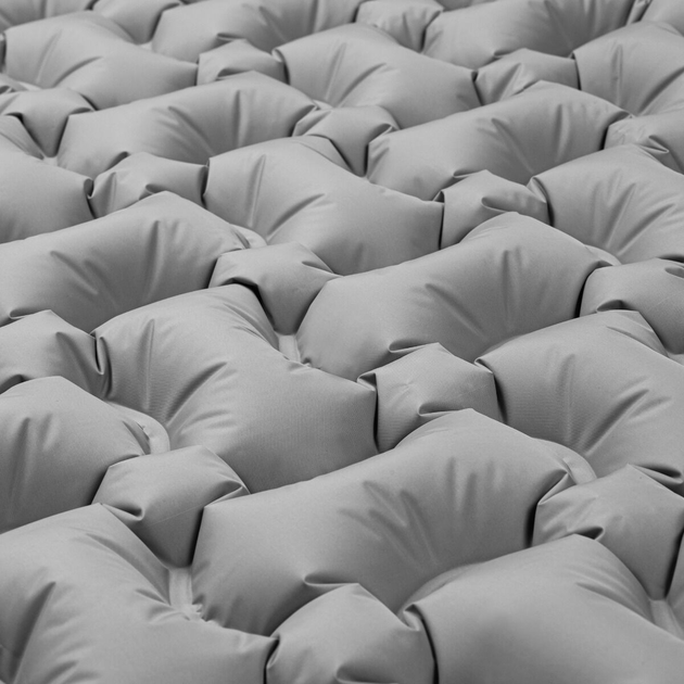 Надувний матрац Spokey Треккінговий ultralight Air Bed 213 x 62 x 6 см Світло-сірий 941062 (5905339410627) - зображення 7