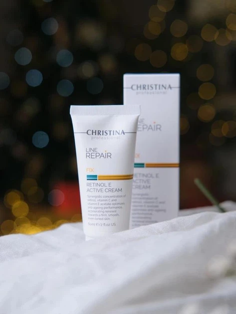 Крем с ретинолом и витамином Е Christina Line Repair Fix Retinol E Active Cream 60 мл - изображение 2