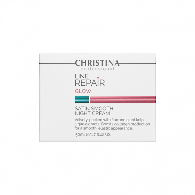 Нічний крем “Гладкість сатину” Christina Line Repair Glow Satin Smooth Night Cream 50 мл - зображення 3