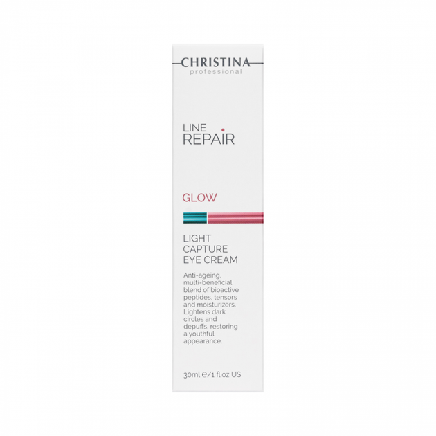 Багатофункціональний крем для шкіри навколо очей Christina Line Repair Glow Light Capture Eye Cream 30мл - Фото 4 Багатофункціональний крем для шкіри навколо очей Christina Line Repair Glow Light Capture Eye Cream 30мл - изображение 4