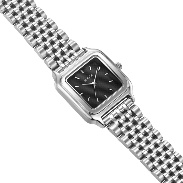 Жіночий Годинник Burker Watches Macy Чорно-срібний - изображение 2