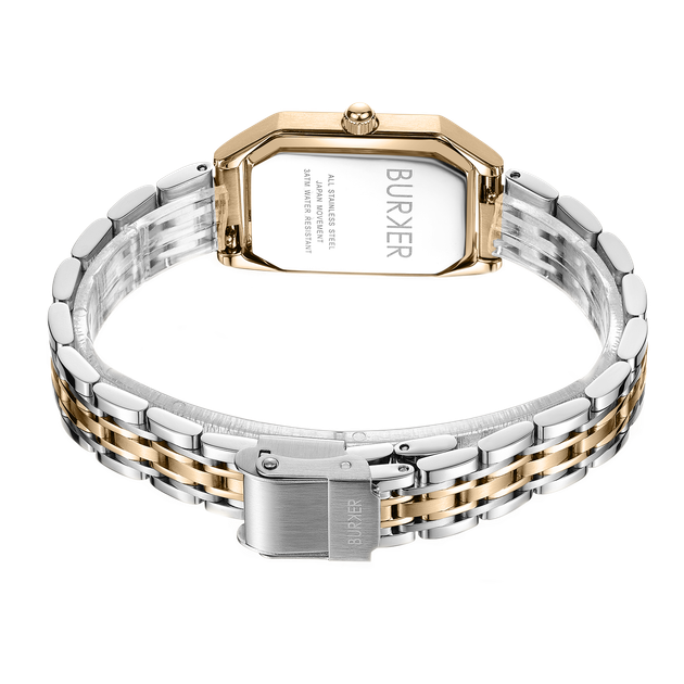 Жіночий Годинник Burker Watches Isabell Чорний Срібно-золотий - изображение 3