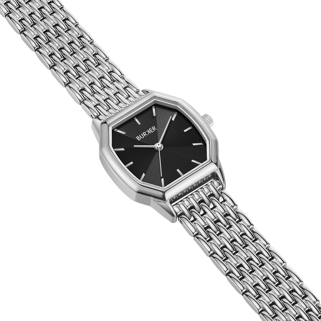 Жіночий Годинник Burker Watches Julia Чорно-срібний - изображение 4