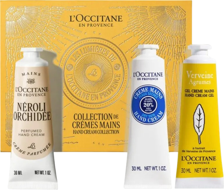 Zestaw kosmetyków do pielęgnacji ciała L'occitane En Provence Krem do rąk Neroli i Orchidei 30 ml Krem do rąk Letni 30 ml Krem do rąk Masło Shea 30 ml (3253582081043) - obraz 1