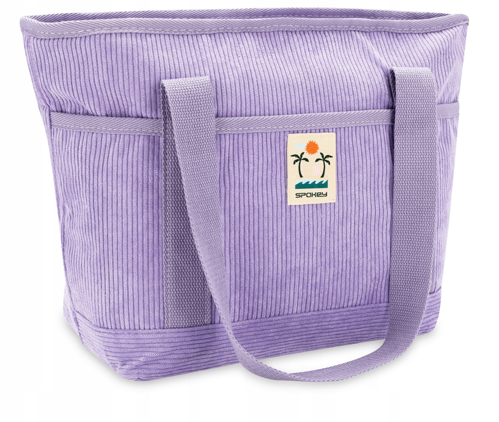Термосумка Spokey AURORA пляжна туристична пікнікова для їжі та напоїв 12 л фіолетова (5905339448477) - зображення 1