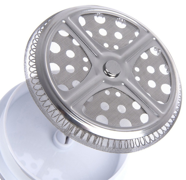 Чайник для заварювання кави і чаю Orion White Line скляний Білий 1 л (8592381214234) - зображення 3