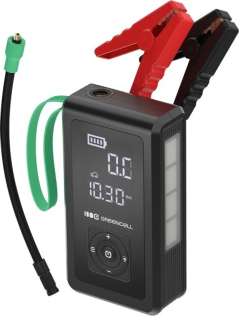 Пускозарядний пристрій Green Cell CJSGC03 PowerBoost Air 1000A 8000 mAh Black - зображення 1