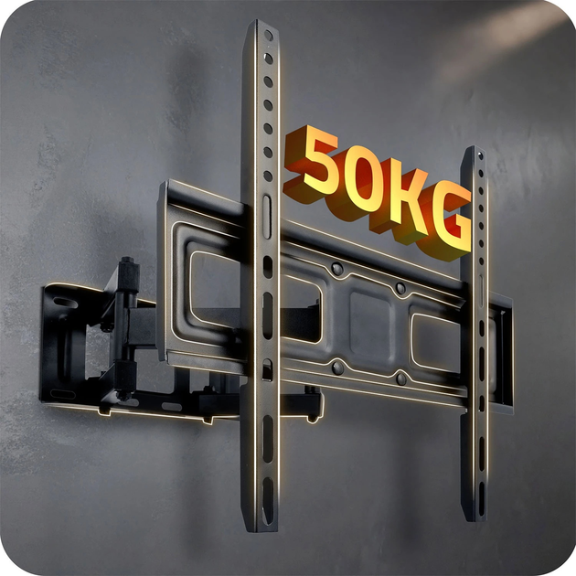 Кріплення для телевізора Humberg HM-880 Tilt 25-70 дюймів 50 кг (5903890626815) - зображення 3