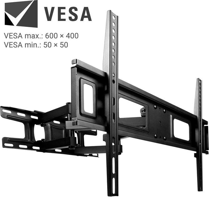 Кріплення для телевізора Humberg HM-882 Tilt 32-70 дюймів 50 кг (5903890626839) - зображення 2