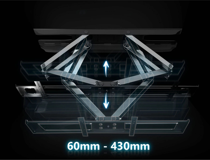 Кріплення для телевізора Humberg HM-882 Tilt 32-70 дюймів 50 кг (5903890626839) - зображення 12