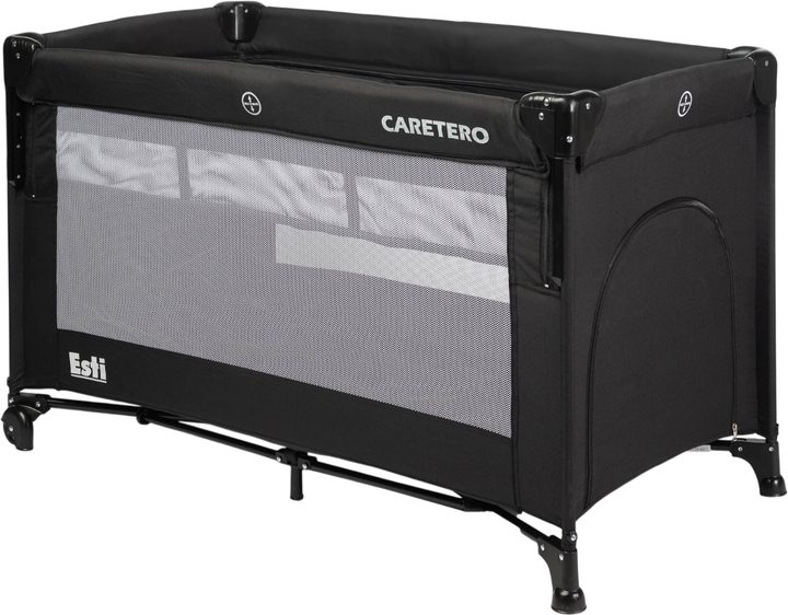 Kojec dla dzieci Caretero Esti czarny 126x65x74 cm (5908310397801) - obraz 2