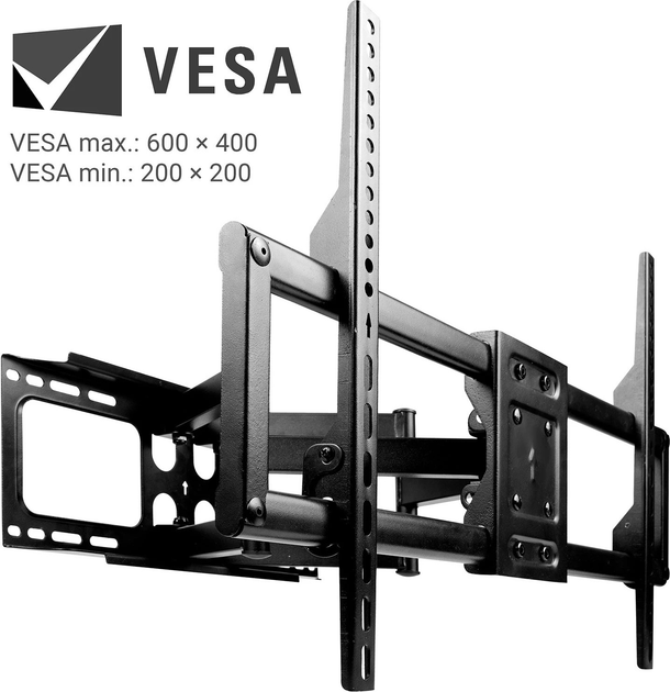 Кріплення для телевізора Humberg HM-881 Tilt 32-80 дюймів 70 кг (5903890626822) - зображення 2