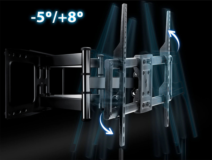 Кріплення для телевізора Humberg HM-881 Tilt 32-80 дюймів 70 кг (5903890626822) - зображення 7