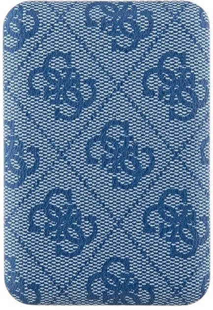 Powerbank Guess 4G Leather Metal Logo MagSafe 5000mAh 15W USB-C Blue (3666339210601) - obraz 2