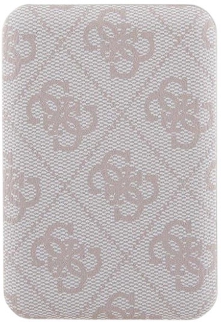 Powerbank Guess 4G Leather Metal Logo MagSafe 5000mAh 15W USB-C Pink (3666339210595) - obraz 2