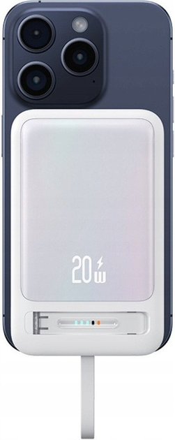Powerbank Usams XM Series CD219 10000 mAh 22.5W White (6958444908908) - obraz 4