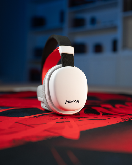 Słuchawki Marvo Monka Echo RGB-LED White/Black (HG9069W) - obraz 12