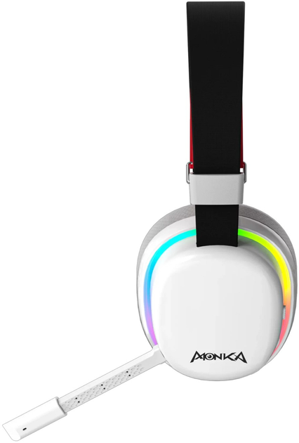 Słuchawki Marvo Monka Echo RGB-LED White/Black (HG9069W) - obraz 5