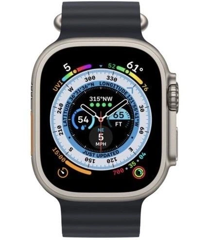 Умные сенсорные смарт-часы HK 8 pro Max Ultra Украинское меню Black (16079-hbr) - изображение 3