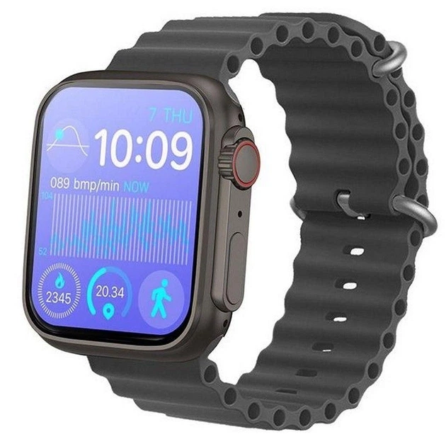 Сенсорные смарт-часы Smart T900 Ultra Black (16072-hbr) - изображение 4