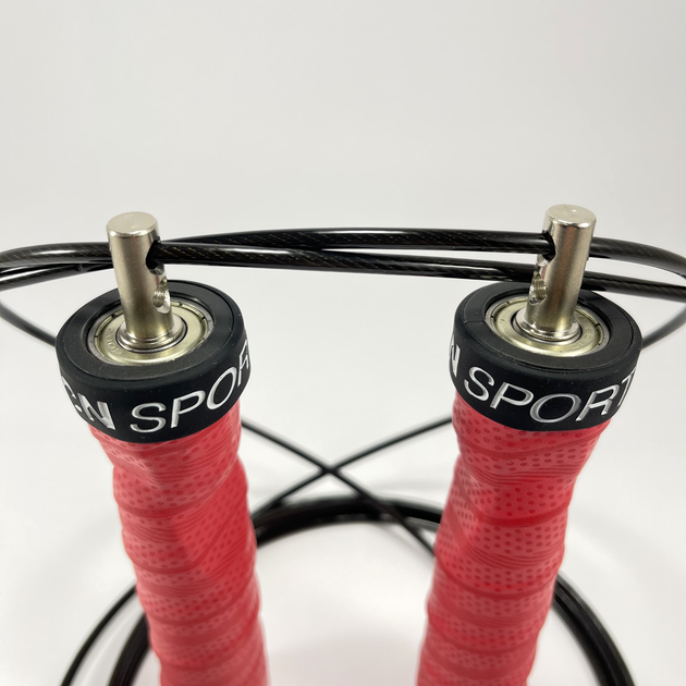 Скакалка скоростная для кроссфита UP & FORWARD Speed Rope PRO+ 3 м Красный (1494610014) - изображение 2
