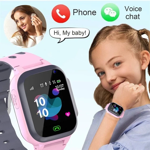 Детские умные смарт часы Smart Q16 с камерой прослушкой геозоной Sim-картой Pink (16108-hbr) - изображение 4