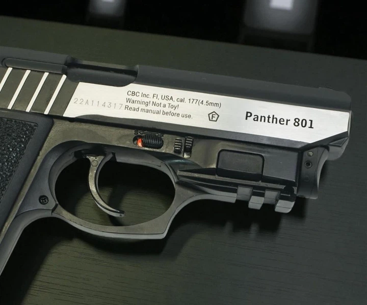Пневматический пистолет Borner Panther 801 (Sig Sauer) Blowback с лазерным целеуказателем - Фото 2 Пневматический пистолет Borner Panther 801 (Sig Sauer) Blowback с лазерным целеуказателем - изображение 2