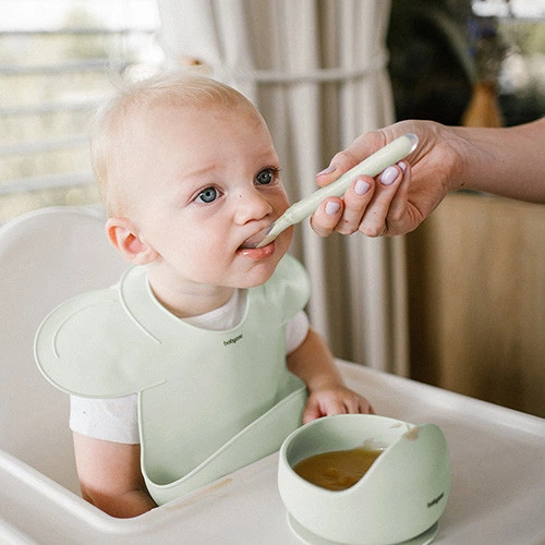 Мисочка силиконовая с присоской BabyOno зелёный - Фото 6 Мисочка силиконовая с присоской BabyOno зелёный - изображение 6
