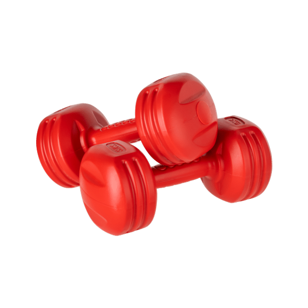 Набір гантелей бітумних Rebel Active RBA-2310 20 кг ( 2 x 1 кг + 2 x 2 кг + 2 x 3 кг + 2 x 4 кг) (5901890100823) - зображення 3