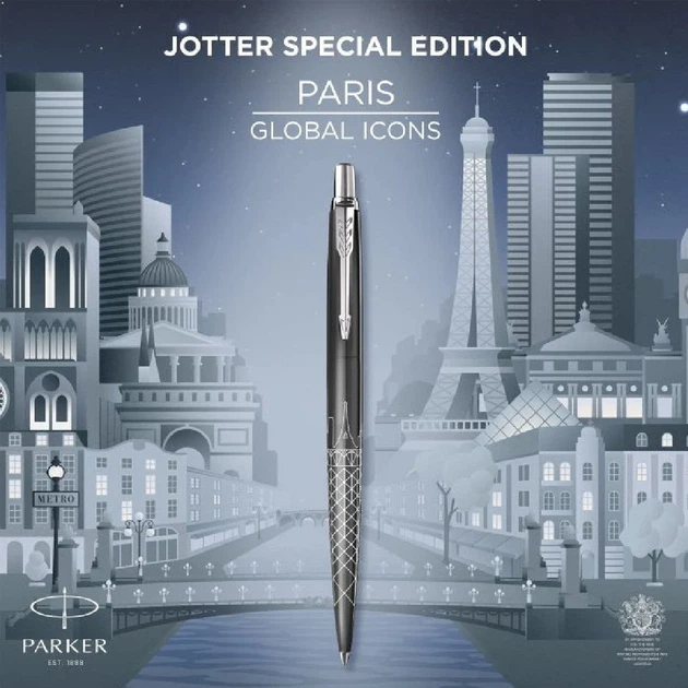 Ручка шариковая Parker JOTTER SE Paris Grey CT BP 19 032_PAR - Фото 4 Ручка шариковая Parker JOTTER SE Paris Grey CT BP 19 032_PAR - изображение 4