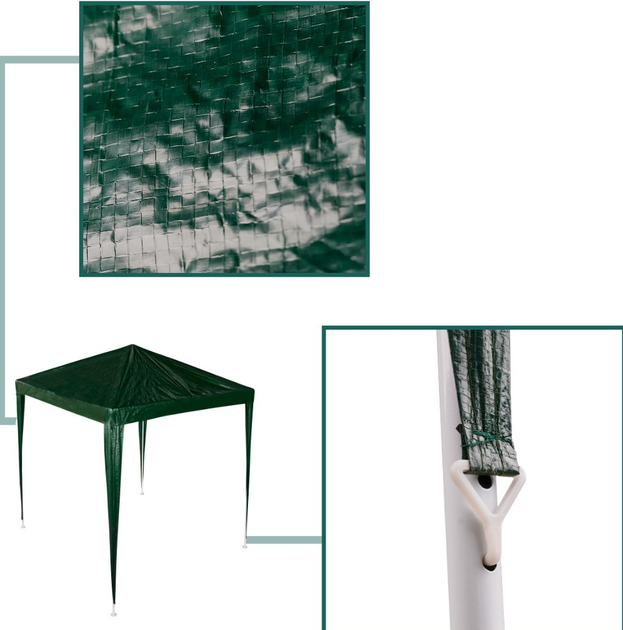 Pawilon ogrodowy Ikonka 2 x 2 m (KX4075_1) - obraz 4