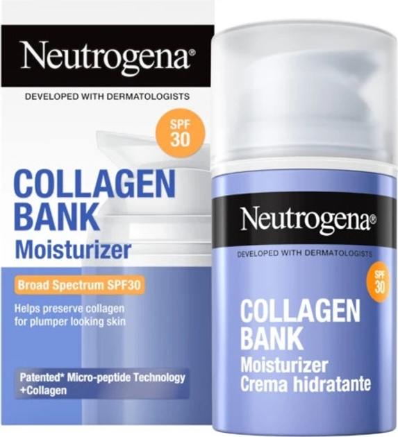 Krem do twarzy nawilżający Neutrogena Collagen Bank Moisturizer SPF 30 50 ml (3574661840390) - obraz 2